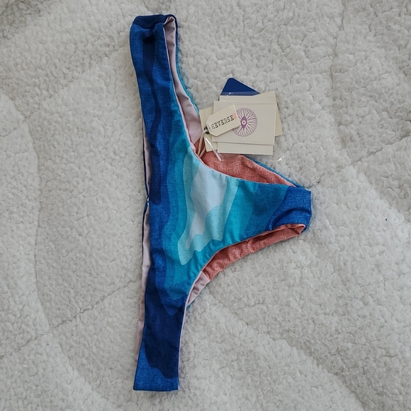 Billabong Sea Trip Reversible Hawaii Low Rise Bikini Bottoms - Picture 1 of 15